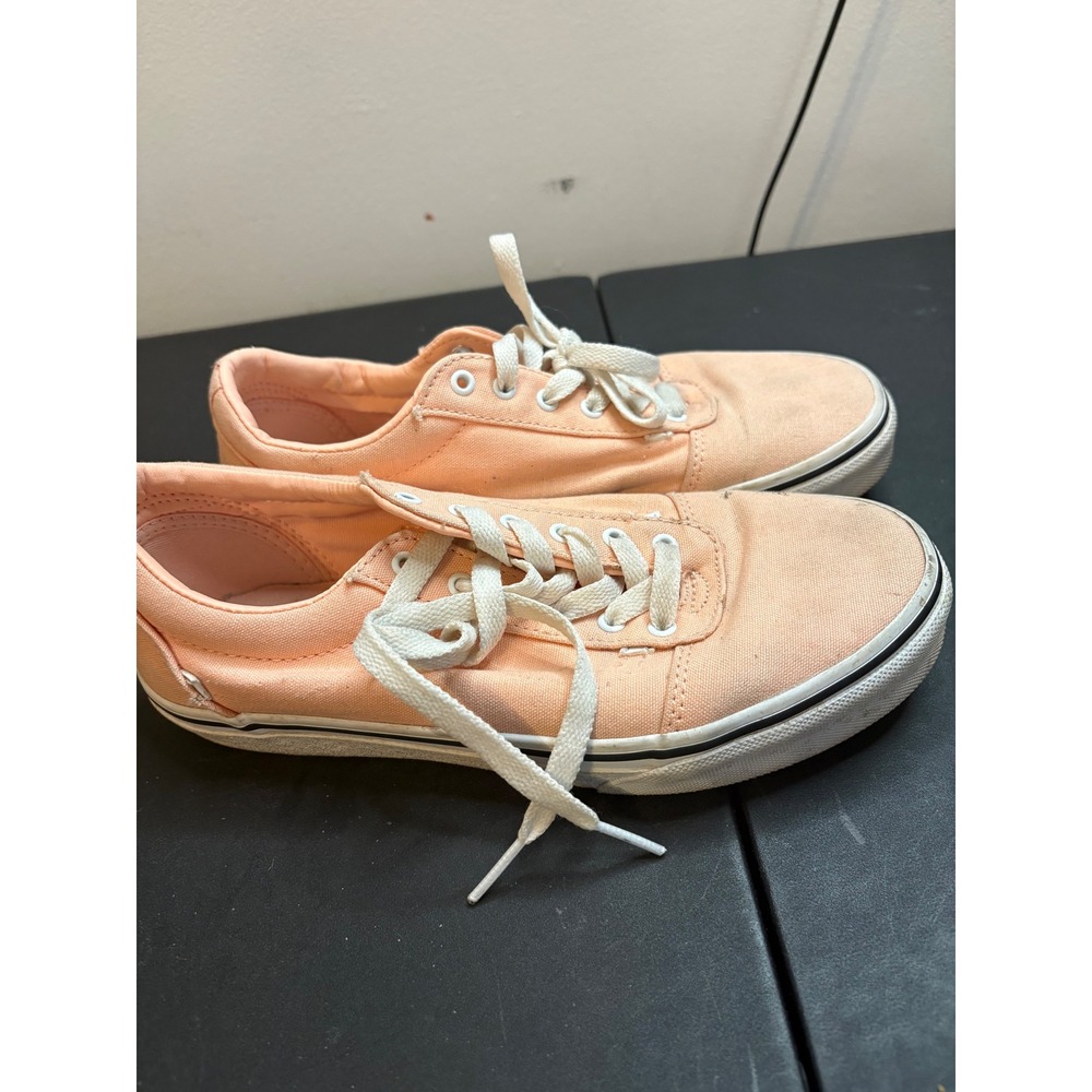 Vans Low Top Canvas Sneakers Peach Apricot Skate‎ Shoes US Missy 4.0 500714